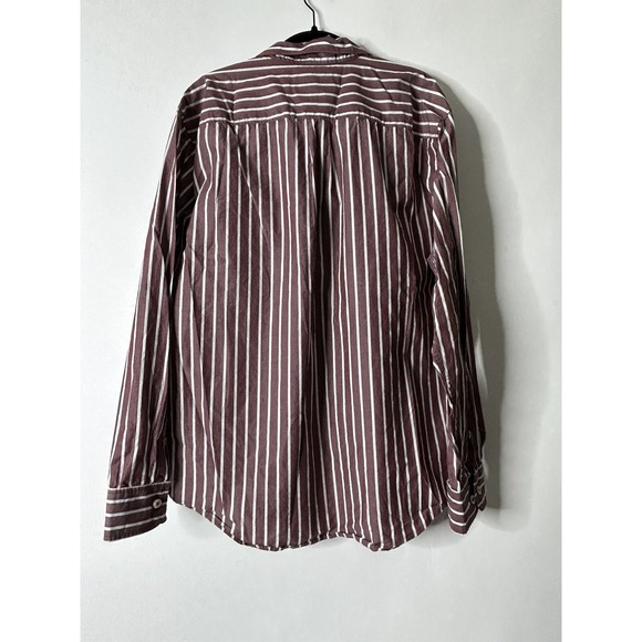 Tommy Bahama Men Size XL Striped Button Front Long Sleeve Pima Cotton Shirt - Picture 7 of 7